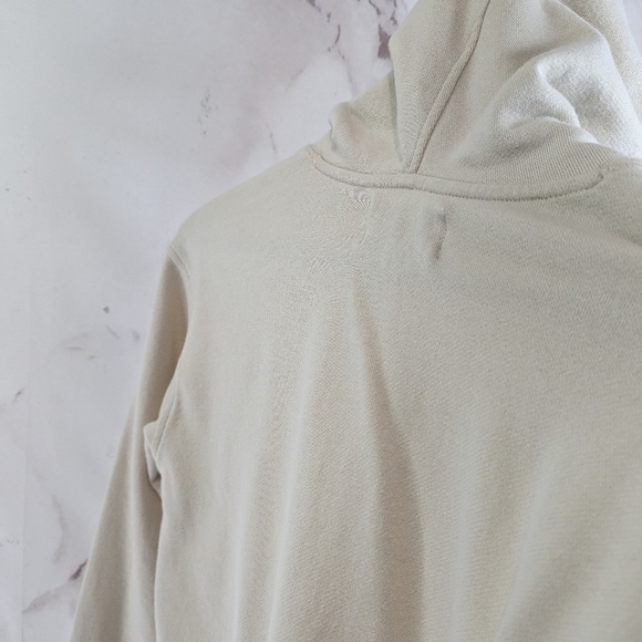 Everlane Hoodie Womens Sandstone Lightweight French Terry Pullover Sweatshirt - Picture 9 of 12